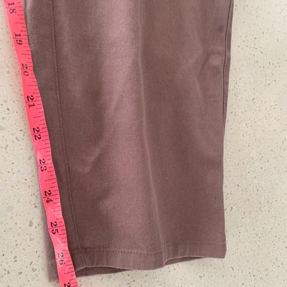 Pact Womens XXXL Organic Cotton Stretch Twill‎ Straight Leg Pants Mauve Brown